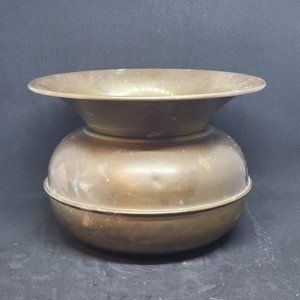Brass Planter - Brass Succulent Pot Planter - Brass Hammered Ornate Planter